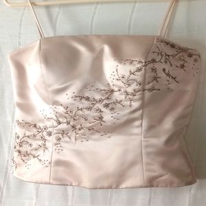 Elegant Cami, Embroidered, Sz 12, NWOT